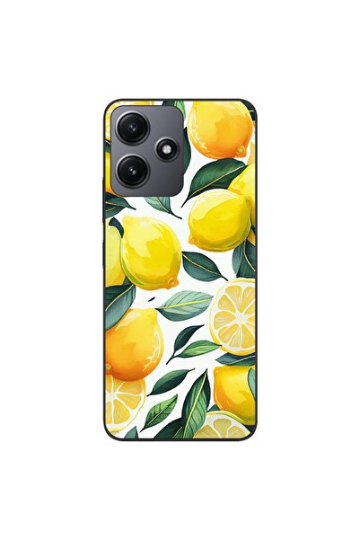 OEM Case compatible with Xiaomi Redmi 12 5G Silicone Gel Tpu Model Lemons Pat...