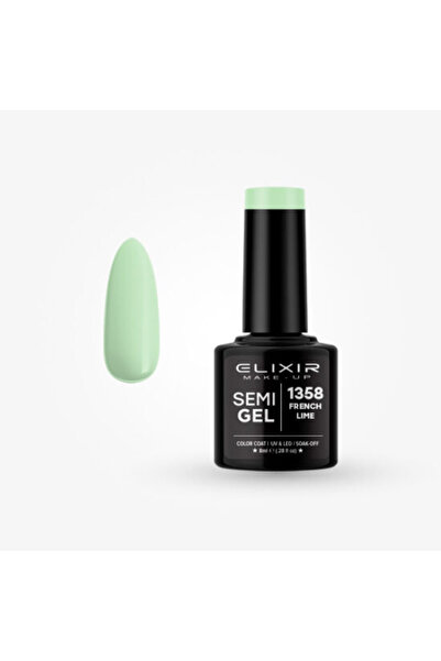 Elixir SEMI GEL (ΗΜΙΜΟΝΙΜΟ BΕΡΝΙΚΙ) - 1358 (FRENCH LIME) 8ML