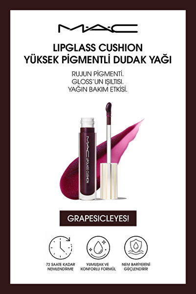 M.A.C M·A·C Lipglass Cushion Yüksek Pigmentli Dudak Yağı - Grapesicle