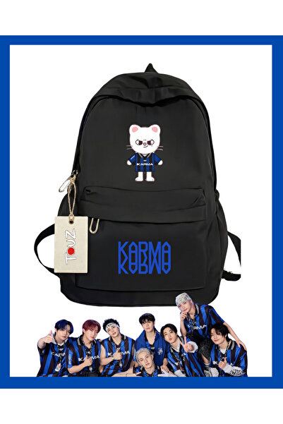 Toum Stray Kids Skz Mixed Print School, Classroom, Course Backpack