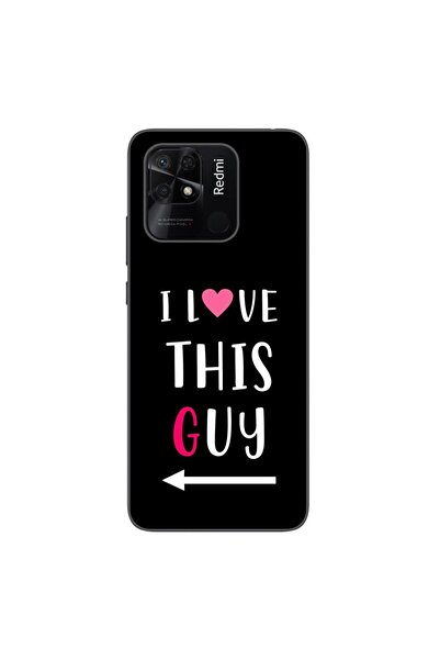 OEM Husa compatibila cu Xiaomi Redmi 10C Silicon Gel Tpu Model Cupluri I love...