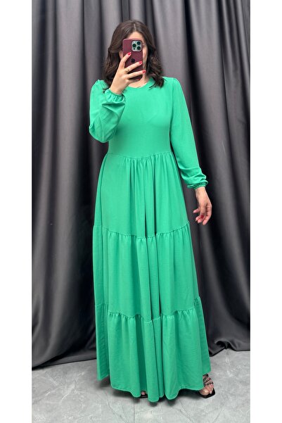 NİSUM MODA Ayrobin Layered Dress