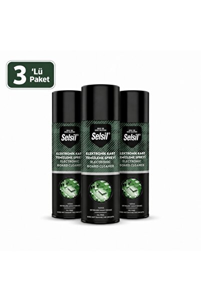 Selsil Elektronik Kart Temizleme Spreyi 200 ml Yağsız Antistatik Devre Temizl...
