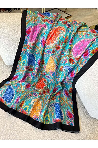 Modario Si̇yane Cotton Shawl Pattern 3 - 4