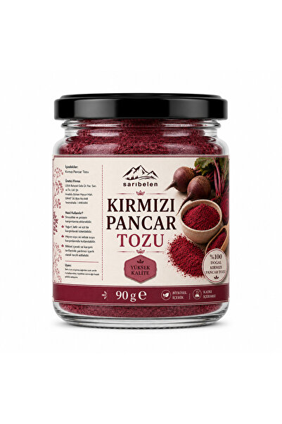 sarıbelen Kırmızı Pancar Tozu 90 g Katkısız