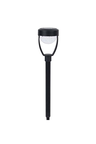 OEM Lampă solară LED pentru grădină, model semilună, neagră, 27cm, stick exte...