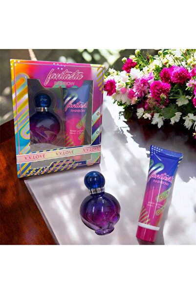 V.V LOVE Women's perfume gift set with 50 ml body lotion for gifting and resale