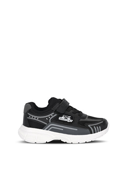 Slazenger Pirus Unisex Kids Black / White Casual Sports Shoes