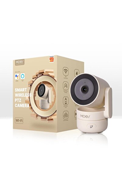 MOES Camera supraveghere inteligenta MOES, WiFi, 4MP HD, Pan/Tilt 355°, Detec...