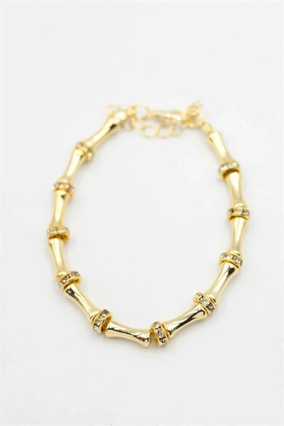 Marsilyan Nvdn- Ieg - Stone Bracelet - Gold Iegrs-Nvdn1