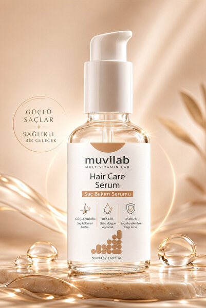 muvilab Hızlı Saç Uzatma Dökülme Karşıtı Serum Yoğun Onarıcı Bitkisel Doğal S...