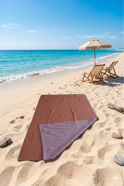 Özdilek Double Sided Colored Beach Towel 70X145 cm