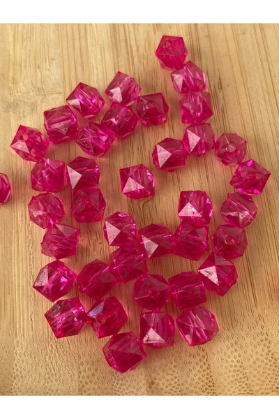 Lorin hobi 10 mm Acrylic Bags, Wallets, Pendants, Jewelry Beads 100 Gr Approx...