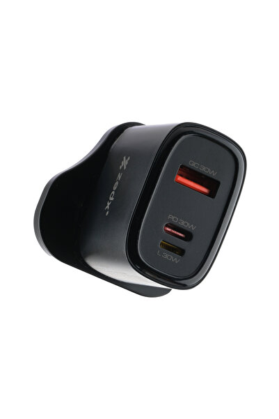 ZEDX 30W PD Quick Charger (Model Zx110) | Dual Port USB-C & USB-A Fast Chargi...