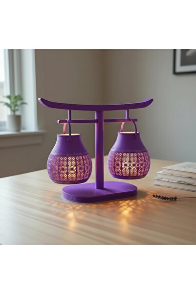 OEM Mini Lampă de veghe LED decorativă cu model geometric inspirat Kumiko