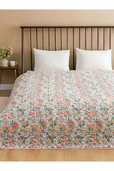 LC Waikiki Nevavm Double Bedspread with Floral Pattern 200X220 cm