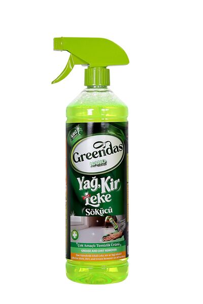 Parmend Life Sihirli Yeşil Güç Yağ kir leke sökücü Nano teknoloji yüzey temizleyici 1 Litre