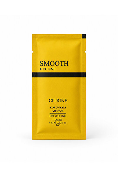 alazpack ambalaj Smooth CITRINE Kolonyalı Mendil 100 Adet