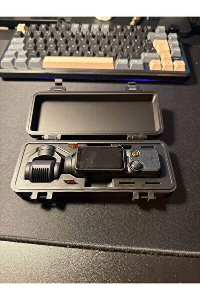 Genel Markalar DJİ Osmo Pocket 3 Uyumlu Taşıma ve Koruma Kutusu – Darbe Dayanıklı Sert Kılıf Organizer (8x17x4 cm)