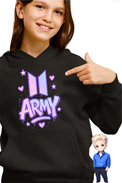 OEM Kids Girls BTS Army K-Pop Sweatshirt