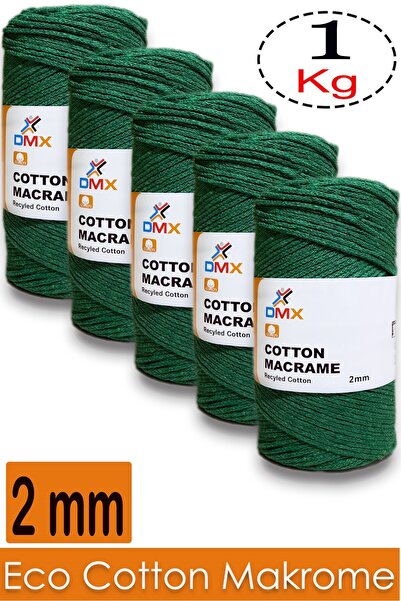 Diva İplik Dmx Bumbac Macrame (5x200 Gr) - Pachet de 5 - Culoare -2121