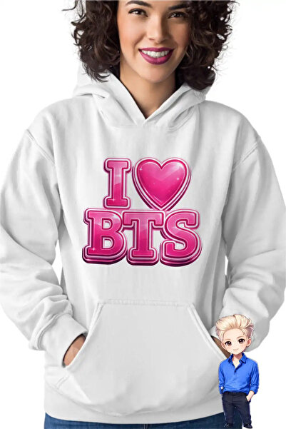 OEM Women's Hoodie I Love BTS Bangtan K-Pop