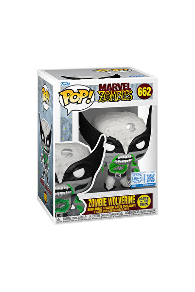 Funko Marvel Pop! Zombie Wolverine (Black & White) (Glow) Figür