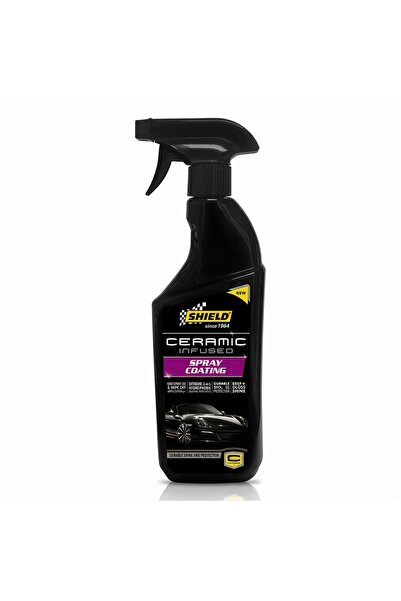 SHIELD Ceramic Infused Spray Coating SIO2 Hydrophobic Beading Deep Gloss Shin...