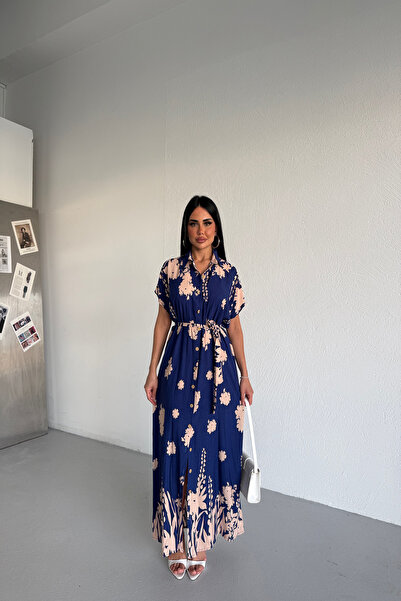 KAMACI BUTİK Shirt Collar Dress