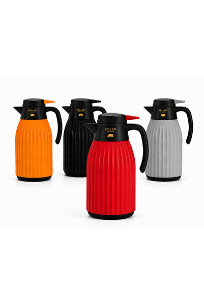 Aşkana 1.5 Liter Thermos Double Layer Vacuum Flask with Glass Inner Chamber, ...