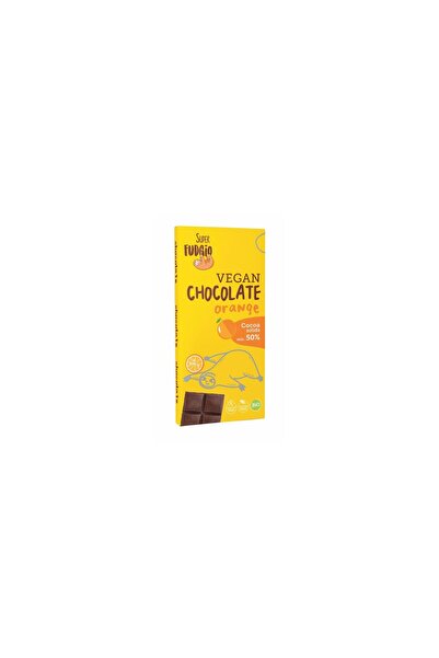 Super Fudgio Ciocolată Organică cu Portocale 80g