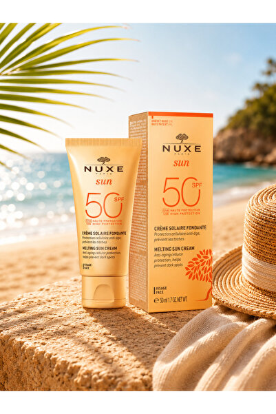 Nuxe Sun Creme Fondante Visage Cellular Anti-Aging and Anti-Blemish Spf50+ Fa...