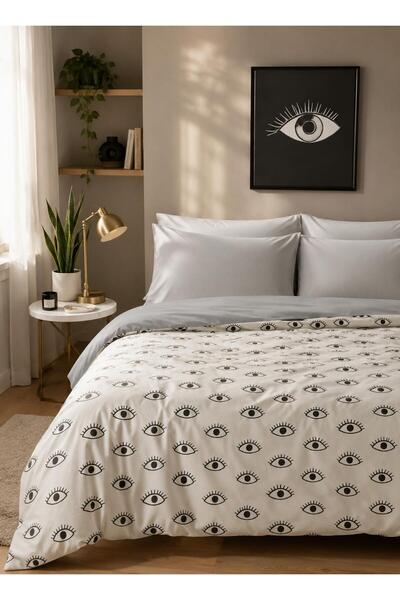 Pamuku Double Sided Double Duvet Cover Set