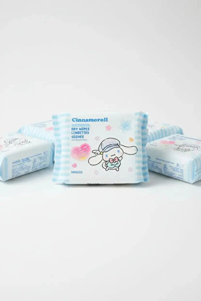 Miniso Sanrio Licensed Cinnamoroll Pearl Textured Dry Wipes – 100% Viscose So...