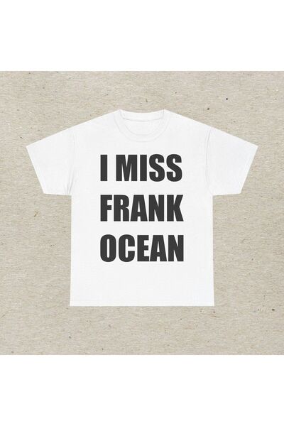 Grafftee Clothing I Miss Frank Ocean Printed Unisex Oversize T-Shirt