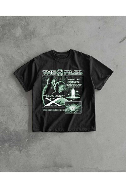 Grafftee Clothing X Files Printed Unisex Oversize T-Shirt