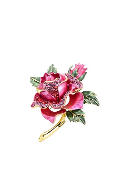 LWP Shop Pembe Gül Broş