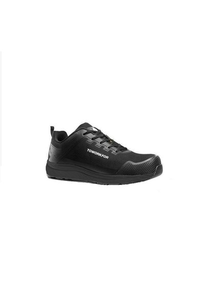 TOWORKFOR Super Set Black Black S1P SRC ESD İş Ayakkabısı NO:44