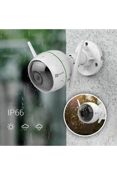 EZVIZ Cameră de supraveghere, C3WN, Viziune nocturnă, Wi-Fi, rezistentă la apă. HD 1080P