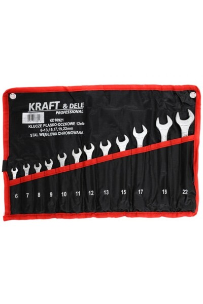Kraft&dele Set de chei combinate, Kraft&Dele, 6-22 mm, 12 piese, KD10921