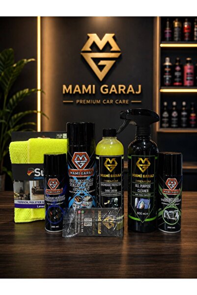 MAMİ GARAJ OTO İÇ TEMİZLİK ve PARLATMA SETİ