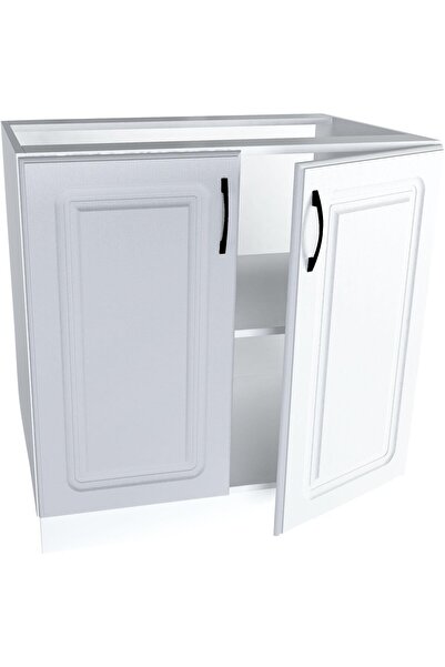 Sani Corp de bucătărie inferior Kvadric MDF 80x48x82 cm Alb