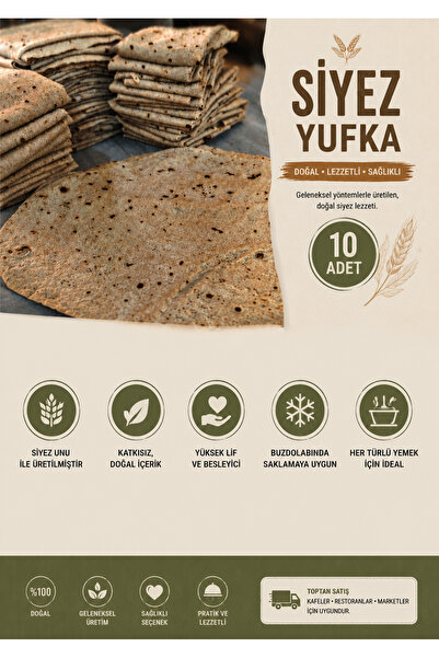 ekmek müzesi Siyez Yufka (10 Adet)