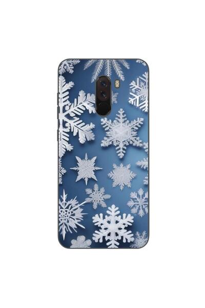 OEM Husa compatibila cu Xiaomi Pocophone F1 Silicon Gel Tpu Model Fulgi de Za...