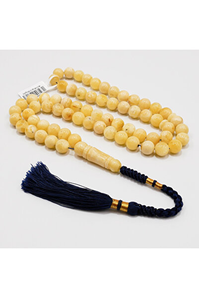 genernic Kaliningrad Amber Rosary 67 Beads, 43g, Round Cut Prayer Beads, 10.5...