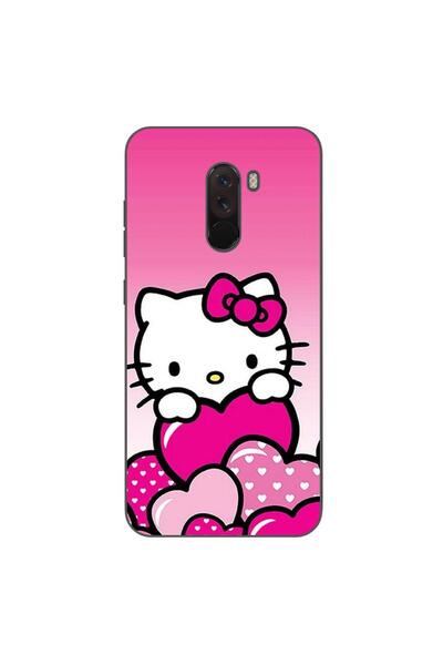OEM Husa compatibila cu Xiaomi Pocophone F1 Silicon Gel Tpu Model Hello Kitty...