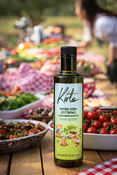 The Kirte Olive Oil 2025-2026 Erken Hasat Soğuk Sıkım Ödüllü Anne Bebek Natur...