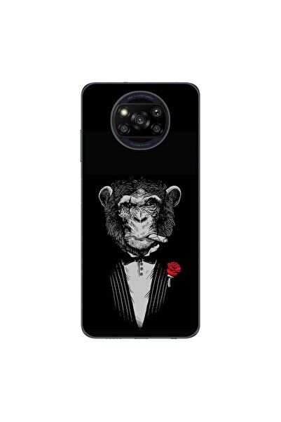 OEM Husa compatibila cu Xiaomi Poco X3 Pro Silicon Gel Tpu Model Cigar Monkey
