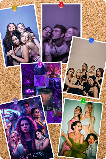 GameBulance Euphoria Themed 6 Piece Board Card Set |   Euphoria Themed Photo ...