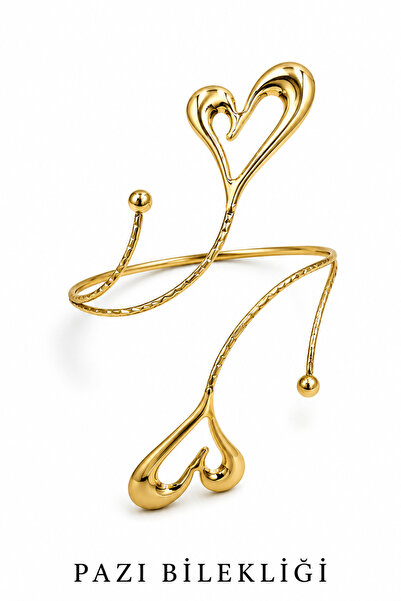 Jack Ferrero Spiral twist design gold adjustable arm bicep bracelet